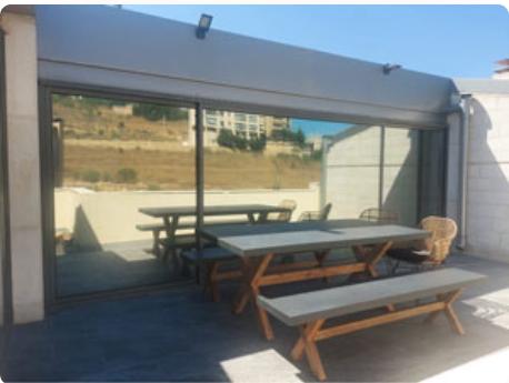 WAMCO installed window film — balcony glass